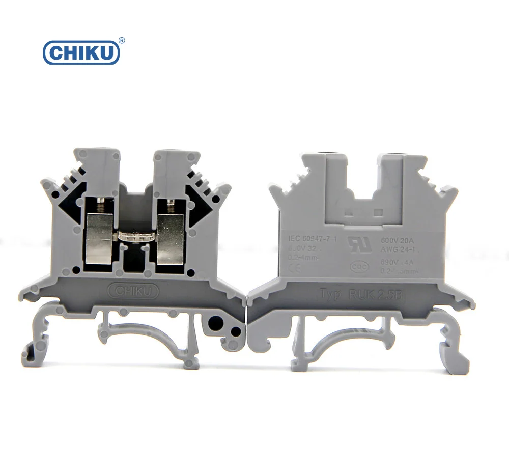 2.5mm Terminal Block Din Rail Terminal Block 32a/690v With Screw