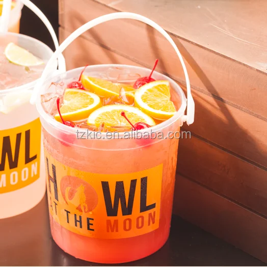 Plastic 32oz Cruzan Buckets Rum Punch Buy 32oz Cruzan Buckets,Rum