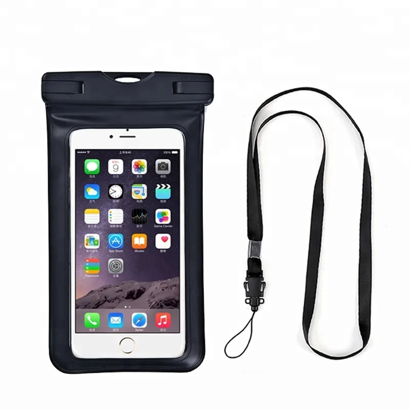 

Universal PVC Phone bag ABS Clip Water Proof Mobile Phone Case, Black;blue;green;orange;pink;red;transparent;white;yellow