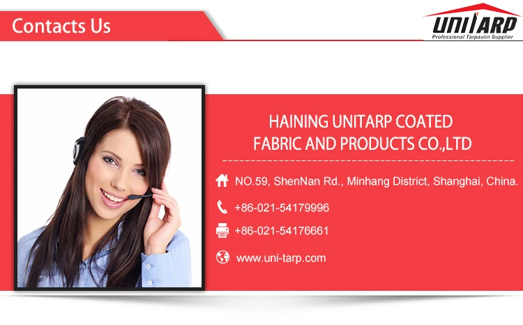 China Factory Durable Printed PVC Coated Fabric Tarpaulin In Rolls