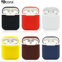 

BOORUI Earphone Soft Silicone Cases Shockproof Cover for Earphones Ultra Thin Air Pods Protector Case with varied Colors
