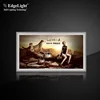 Wholesale Advertising Slim Frameless A0 A1 A2 A3 A4 aluminum LED Picture Light Poster Frame