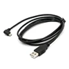 small USB shielded high speed 2.0 mobile data power charging ultra thin A male to 90 degree right angle l-shaped micro usb cable