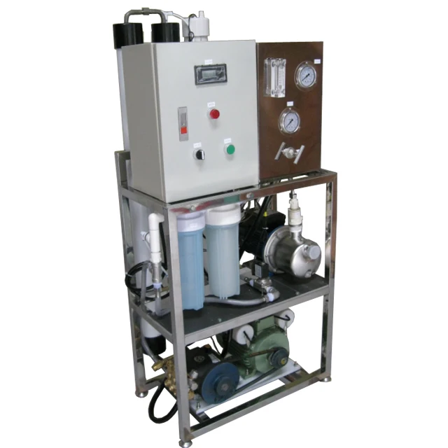 2TPD Small mobile sea water RO desalination plant price for ship