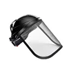 Logging Helmet Full Face Shield Protection Safety Mask Adjustable Mesh Visor for Chainsaw Gardening Logging Brushcutter Forestry