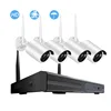 BESDER HD 720P 4 Camera CCTV Kit Wifi 4 Channel Wifi NVR Home Security Wireless IP Camera System Wireless Motion Detection