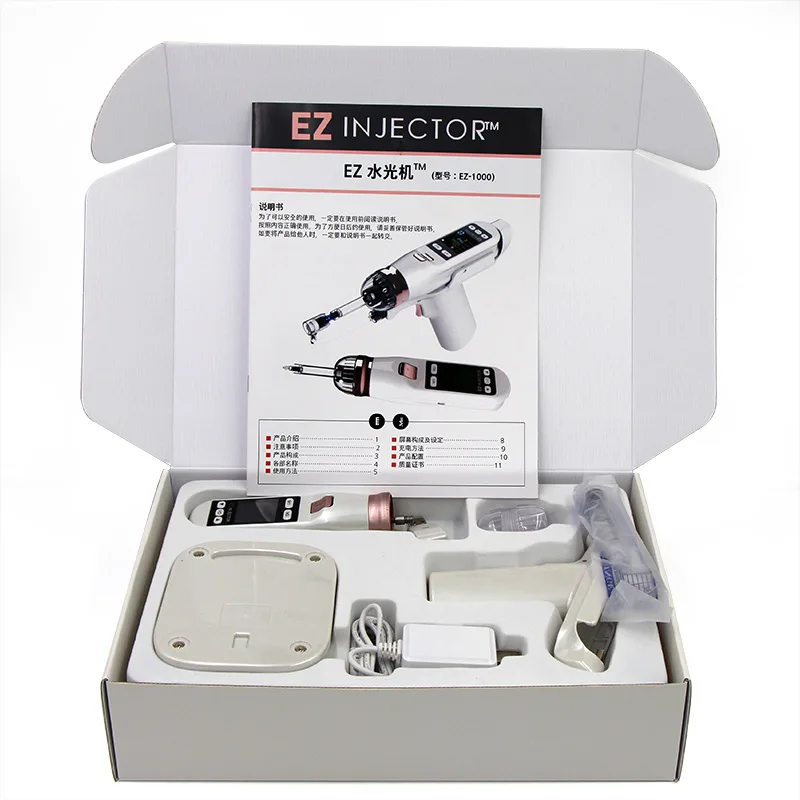 2018 Hot Sale EZ Injection Skin Rejuvenation No-needle Mesotherapy Beauty Device Water Injection Meso Mesotherapy Gun