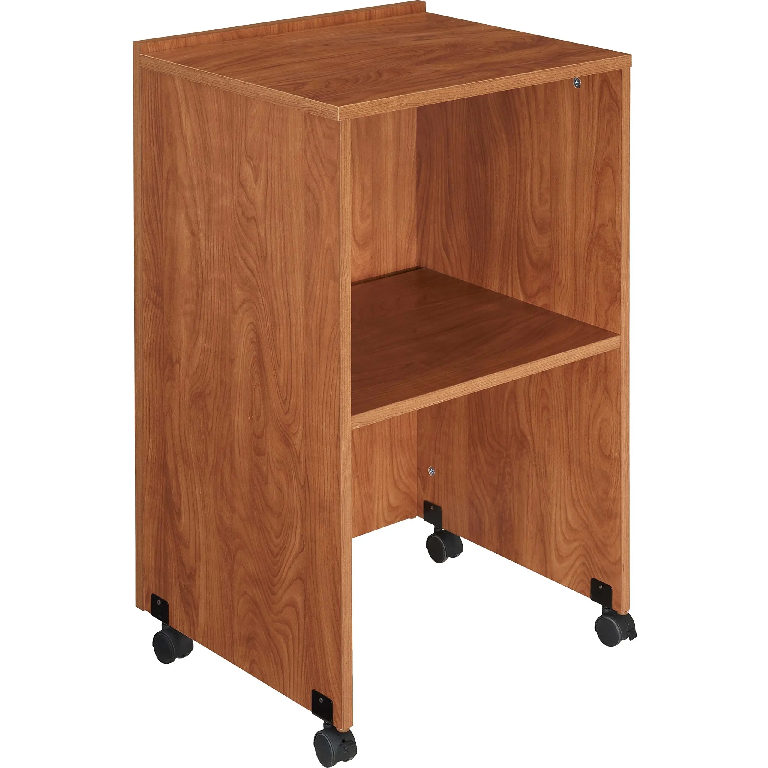 Oklahoma Sound 112-CH Lectern Base, 21-1/8" Width x 33-3/4" Height x 17-1/2" Depth, Wild Cherry