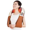 U Shape Electrical Shiatsu Back Neck Shoulder Body Massager Infrared Heated Kneading Car/Home Massagem