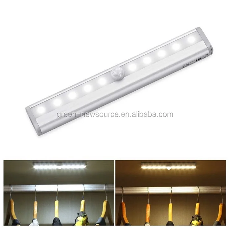 Magnetic Installation USB rechargeable Motion Sensor LED Wardrobe light LED Cabinet Light