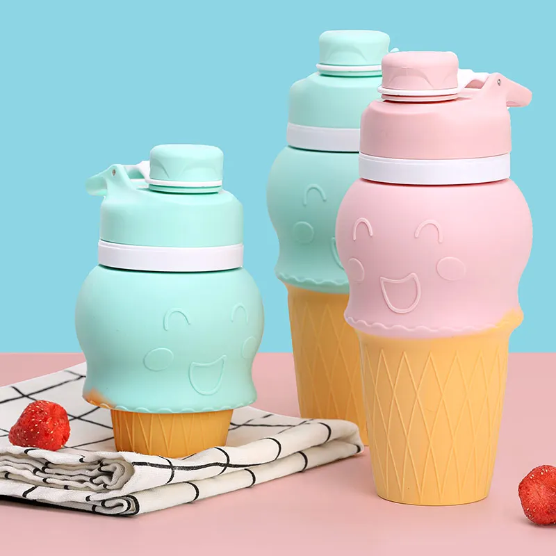 

A 2019 Wholesale New Products Supply Kids Travel Sport Collapsible Water Bottle Bpa Free Leak Proof, N/a