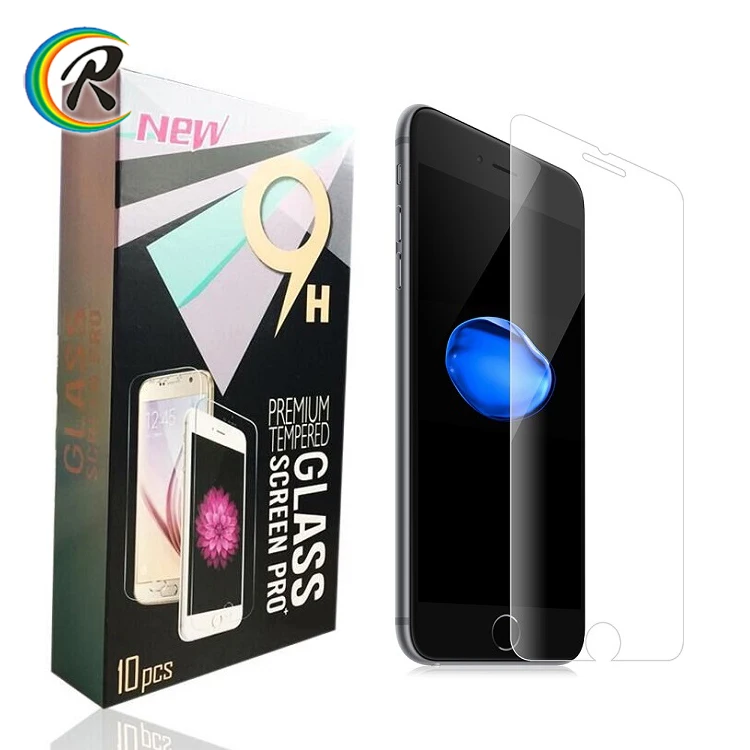 Manufacturer 9H 2.5d Cell Phones tempered glass for iPhone 7 screen protector