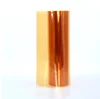 Wholesale clear 0.6mm gold color rigid pvc plastic textured sheet