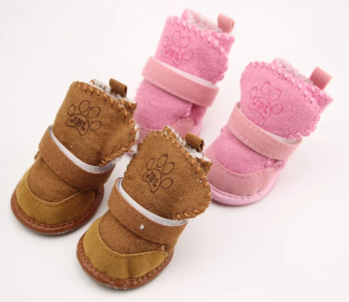 Pet Dog Shoes Pet Snow Boots Cats Cool Weather Pet Product Velvet Shoes
