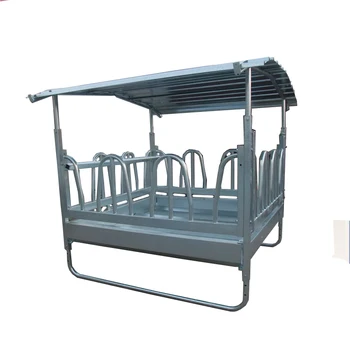 Customized Square Horse Cattle Eating Hay Feeder With Roof Buy