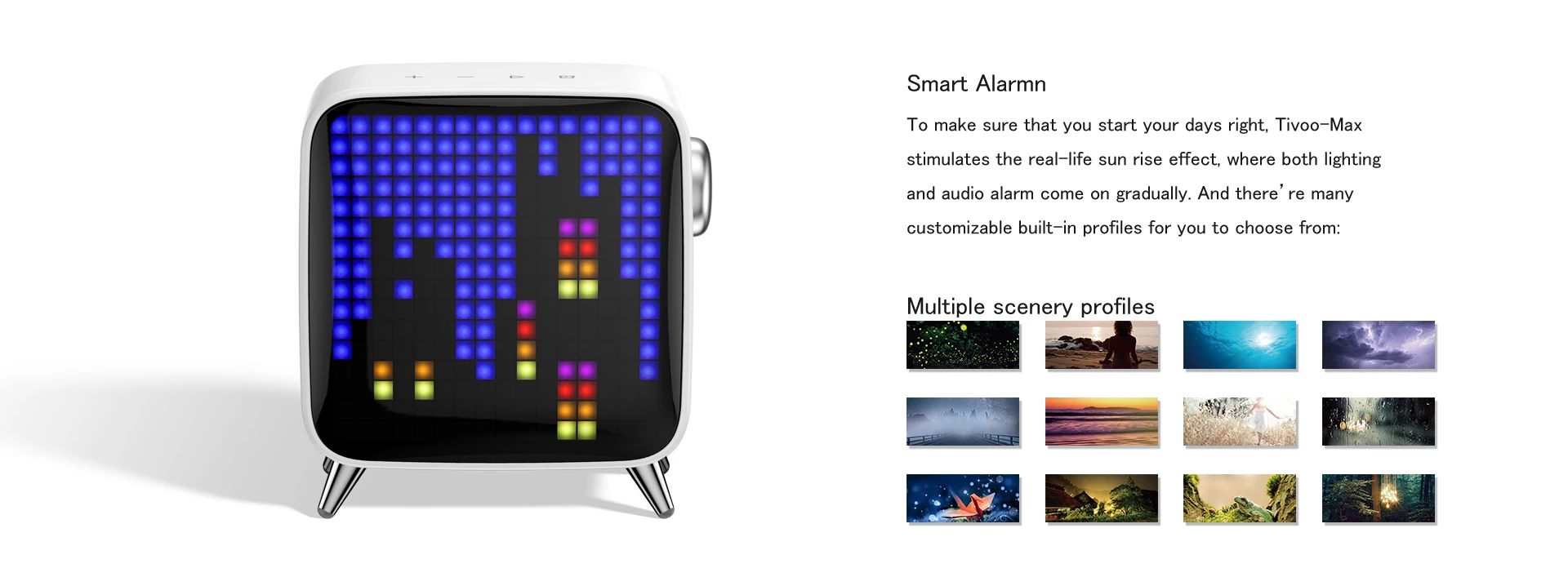 Divoom Tivoo Max Timebox Portable Speaker Led Alarm Clock Desktop With