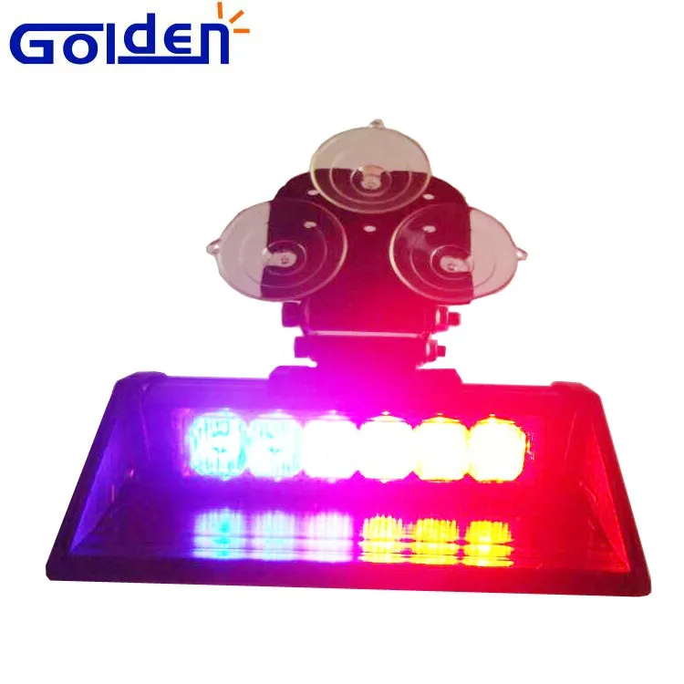 Police Dodge Charger Interior Windshield Mount 6 Led Visor Warning Emergency Strobe Light Buy