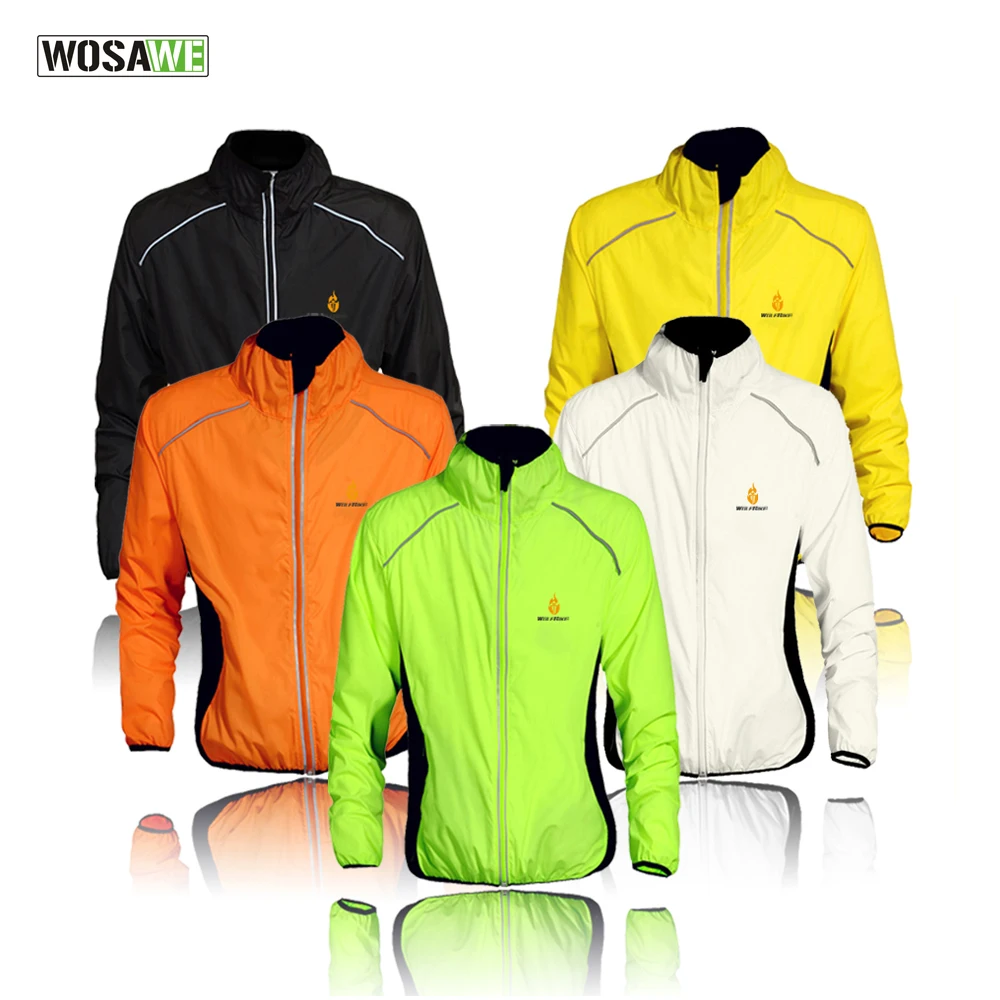 

WOLFBIKE Wholesale Waterproof Windproof Running Jacket Coat Light Weight Men Cycling Bike Jacket
