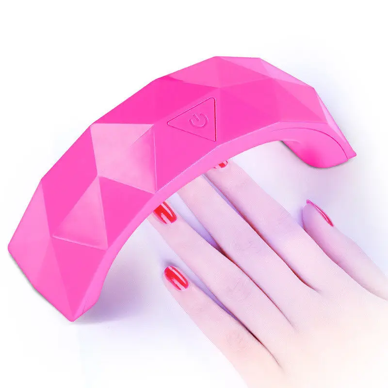 

2019 new portable 9w mini uv led nail dryer gel lamp light for gel nails curing