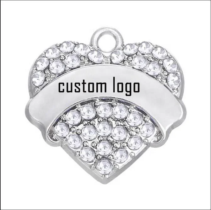 

Hot sell bracelet necklace and earrings heart jewelry accessories custom letter creole girls rock charms