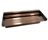 Copper water spillway stainless steel outdoor water blade copper painted water fountain for swimming pool
