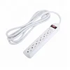 6FT cord length 6 outlet home /office USA ul power strip whole house surge protector