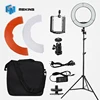 Meking Dimmable Diva 14'' 5500K LED Video Ring Light Set With Light Stand For Make Up Video Photo