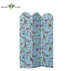 American style cheap wood carving folding screen room divider