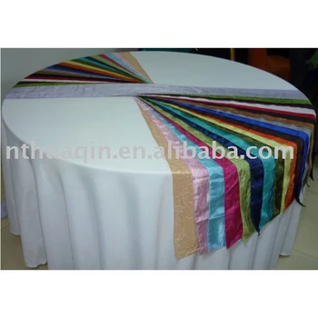 Crushed Taffeta Banquet Table Runner Wedding Runners View Crushed Taffeta Banquet Table Runner Wedding Runners