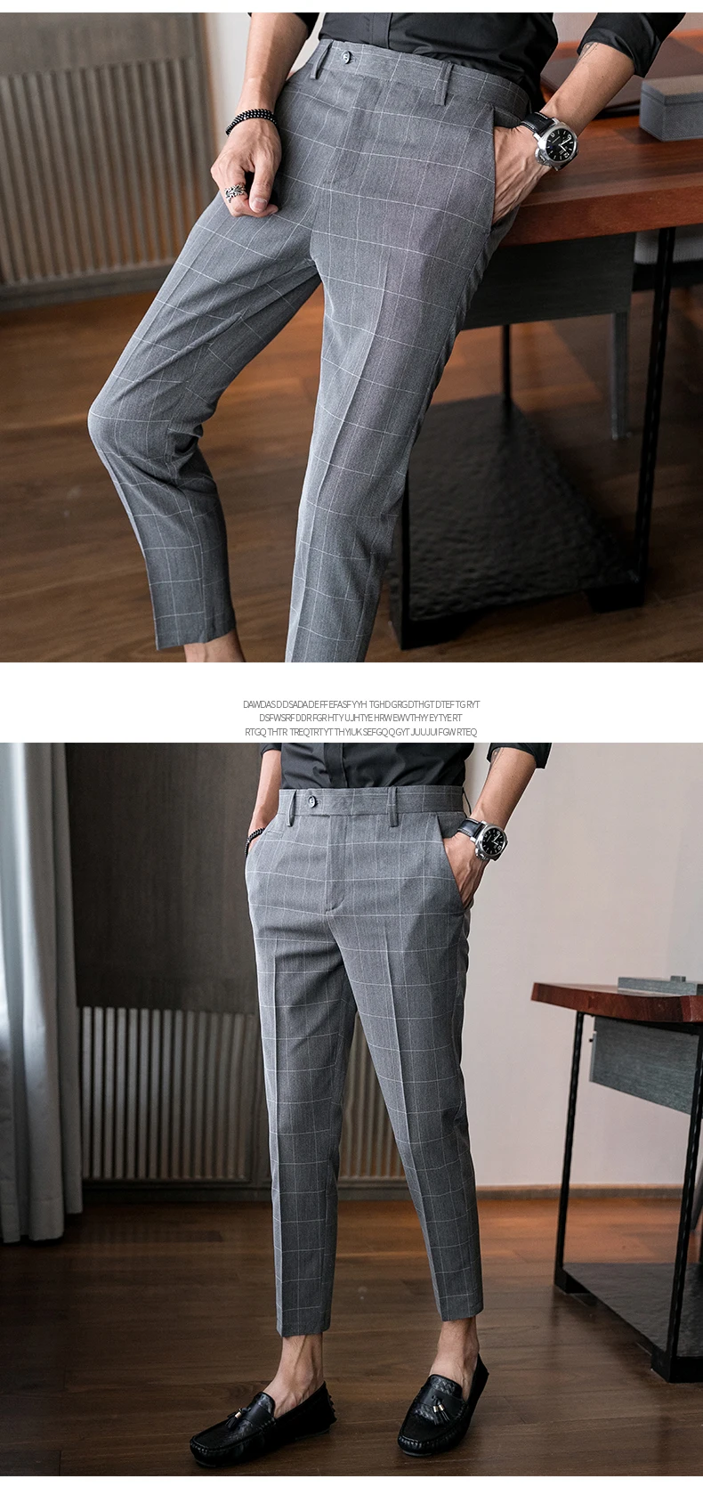 Traje Cuadrado De Estilo Coreano Para Hombre,Pantalón Para Hombre De  Negocios,Traje Para Hombre Joven,Pantalón Formal,Trajes Para Bodas - Buy  Traje De Los Hombres Pantalones Gris Plaza Hombres Pantalones De Traje  Formal Pantalón