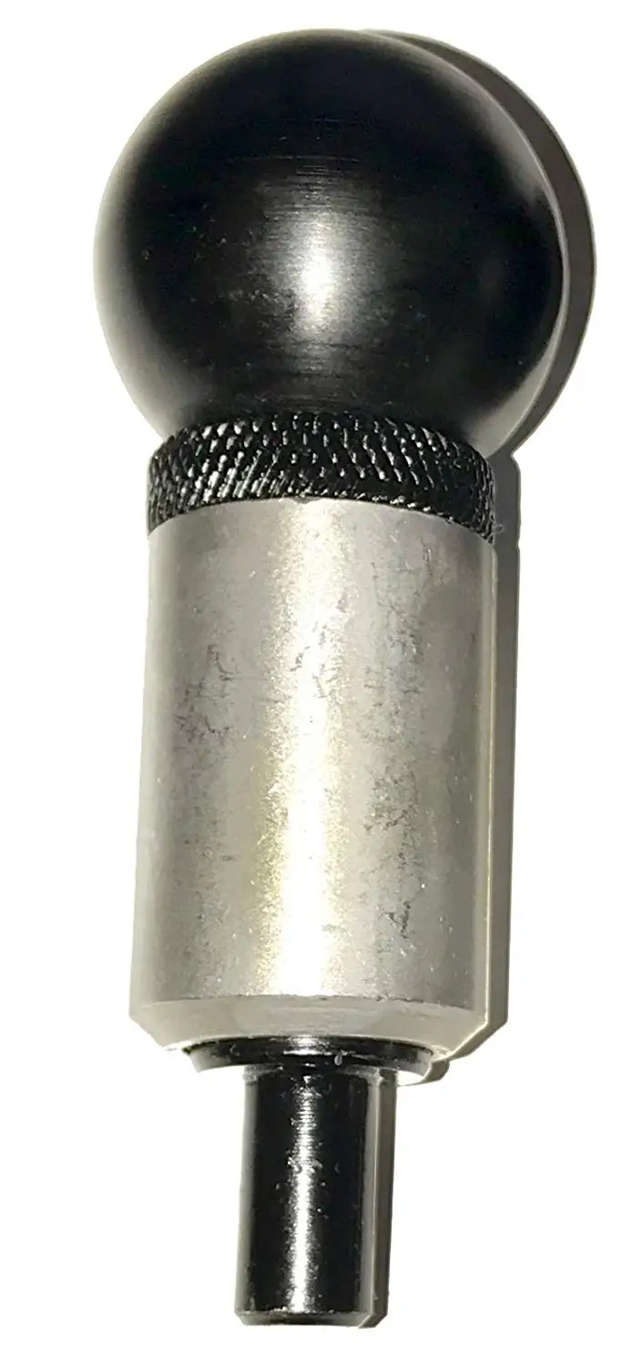 SBDs (Qty 4) 3/8" Diameter) 'POP' Pull Pin 1" Diameter x 1-1/2" Length Weld ON Steel Barrel | Spring Loaded Zinc Plated Steel Plunger | Plastic Round Knob | Knurled Lock Nut.