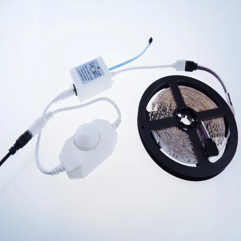 factory price led Single Channel Inline 12V 2A PWM mini led dimmer controller for single colour LED Light Strip Lamp