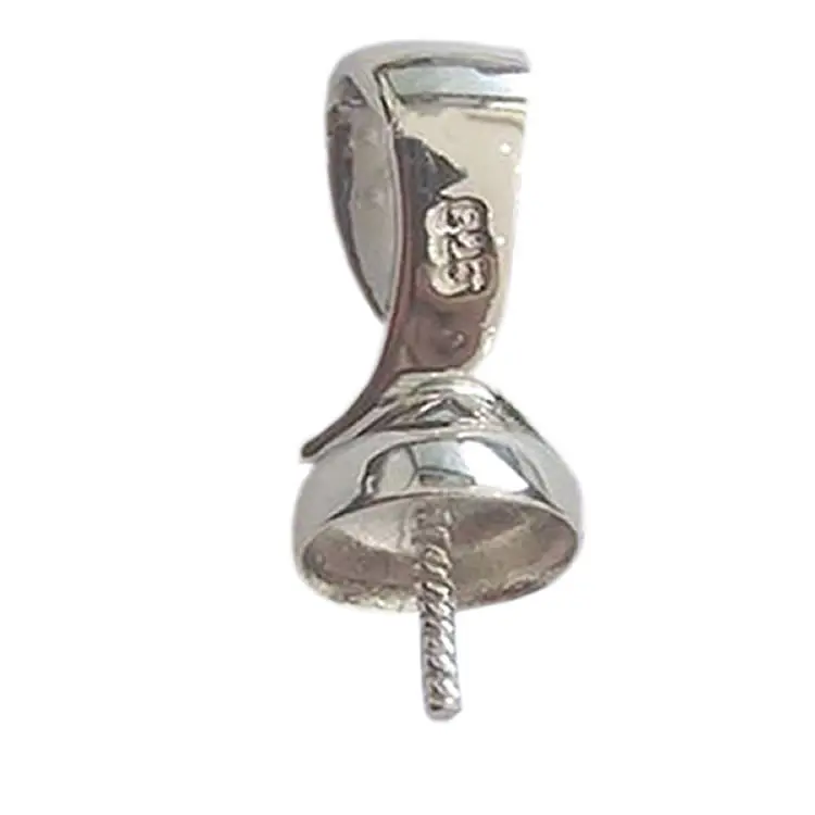 

Beadsnice ID 27507 jewelry findings bail sterling pendant clasp 925 silver