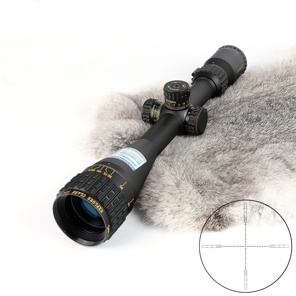 

Hunting Riflescopes SNIPER NT4.5-18x44 AOGL Hunting Optics Tactical Optical Sight RGB Illuminated Rifle Scope, Black