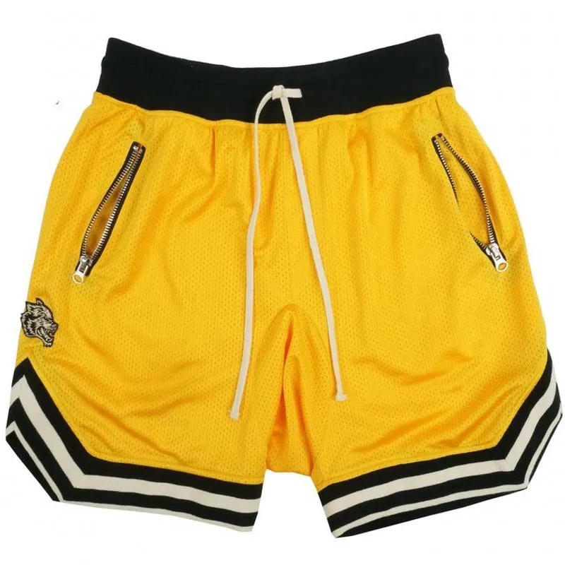 

High Quality Wholesale quick dry mesh shorts men running basketball training breathable fitness five points pant