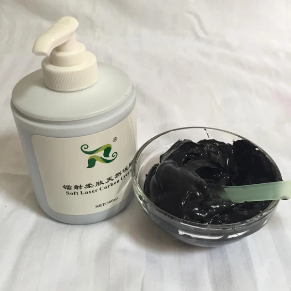 

Skin care black carbon peel cream soft laser gel carbon cream for laser