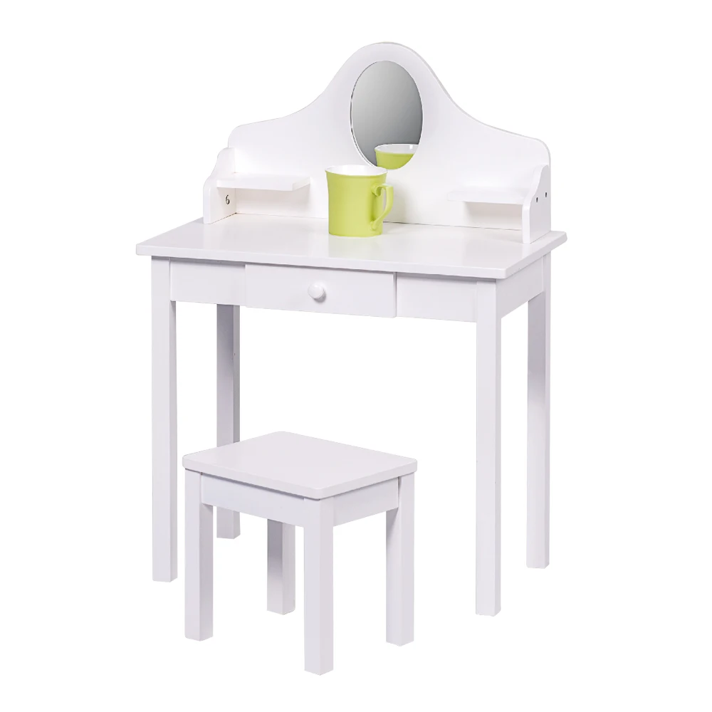 Children Kids Bedroom Vanity Set Dressing Table With Mirror Buy