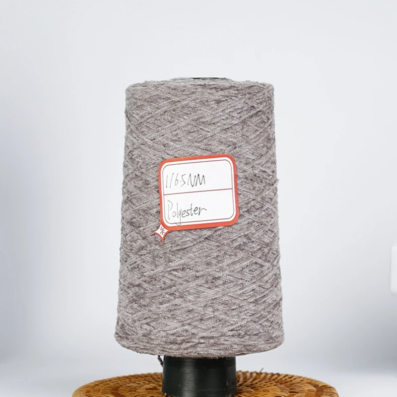 
popular 100% polyester chenille yarn like acrylic for knitting 