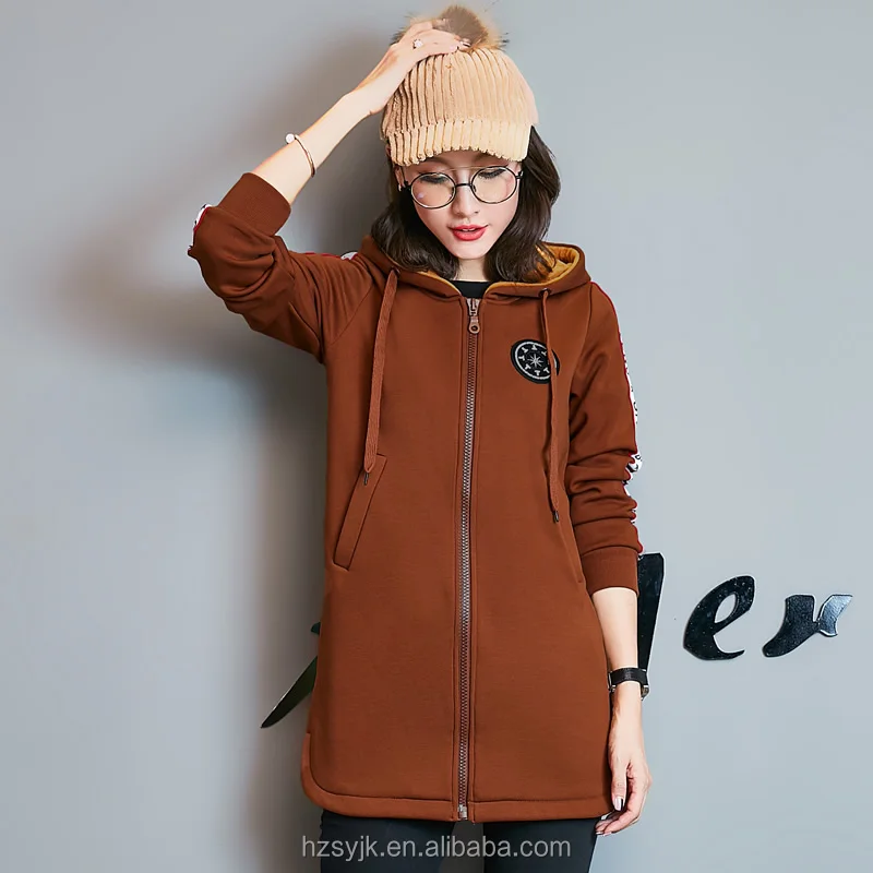 

2018 wholesale custom logo hoodies womens winter thicken sweatshirt dress 1 piece velvet casual tracksuit, Custom color