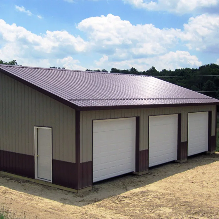 

Galvanized steel shed small car garage for parking, Red,blue,white