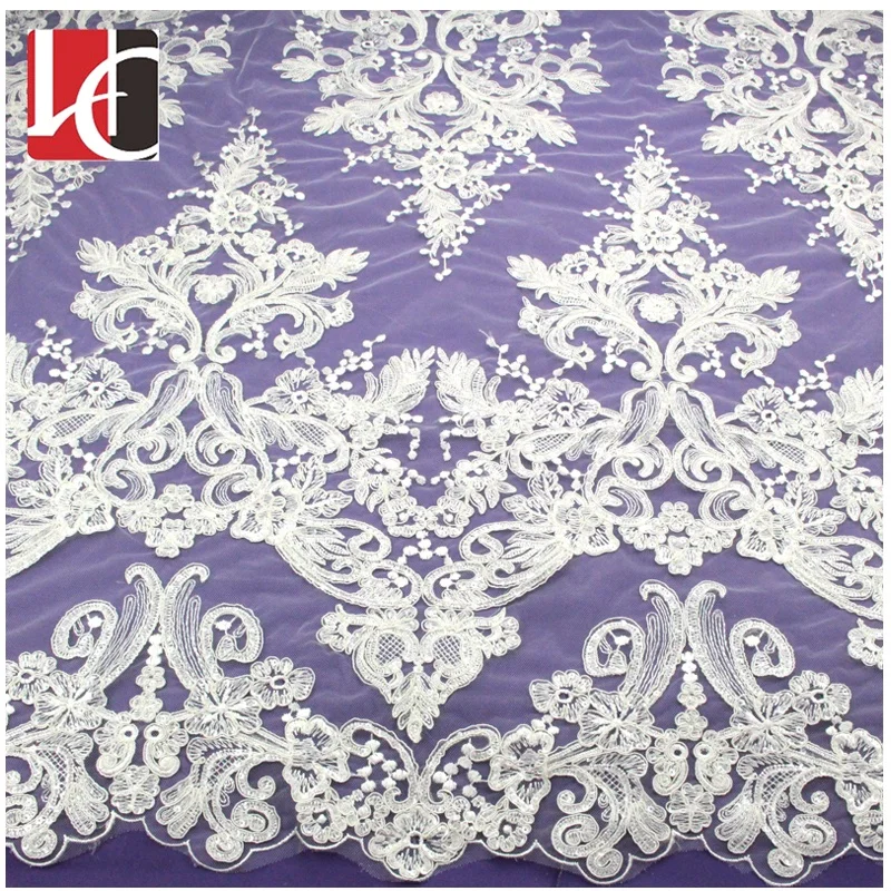 

HC-4074 wholesale best design ivory color guipure lace fabric, N/a