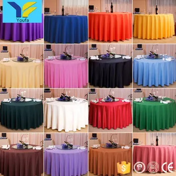 China Suppliers Plain 100 Polyester Tablecloths Round Wedding Table China Suppliers Plain 100 Polyester Tablecloths Round Wedding Table Cloth