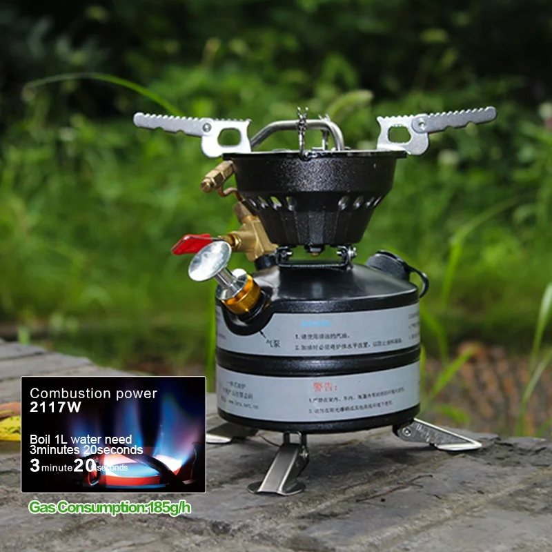 

Outdoor gasoline kerosene portable multi-fuel stove