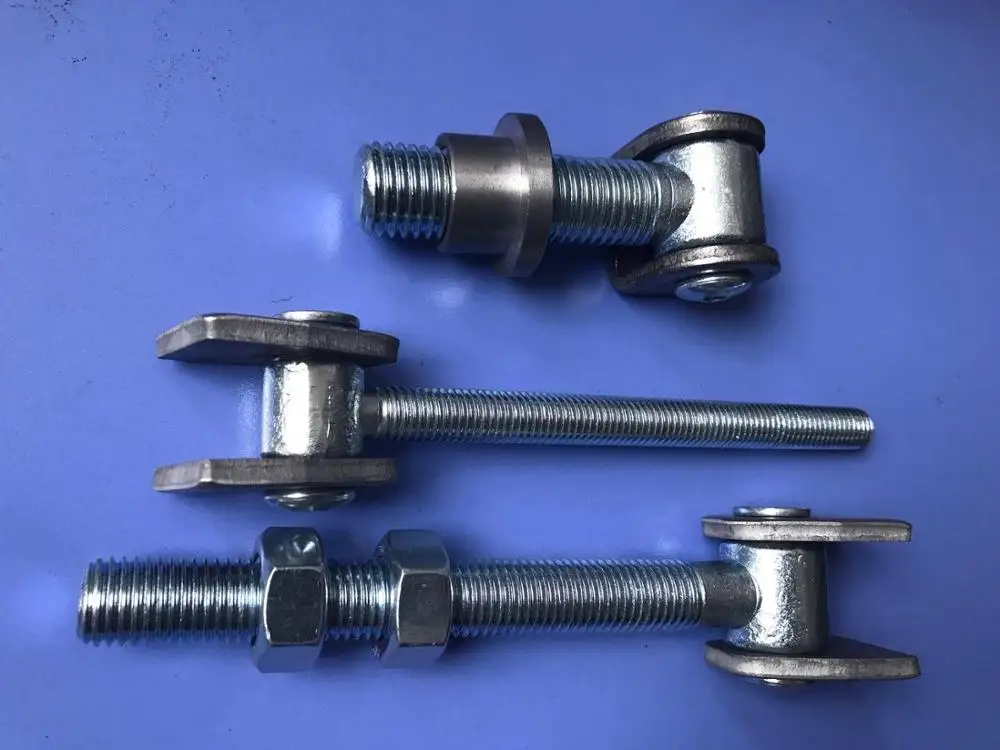 Galvanized adjustable gate Hinge with long bolt nut and u bush, View