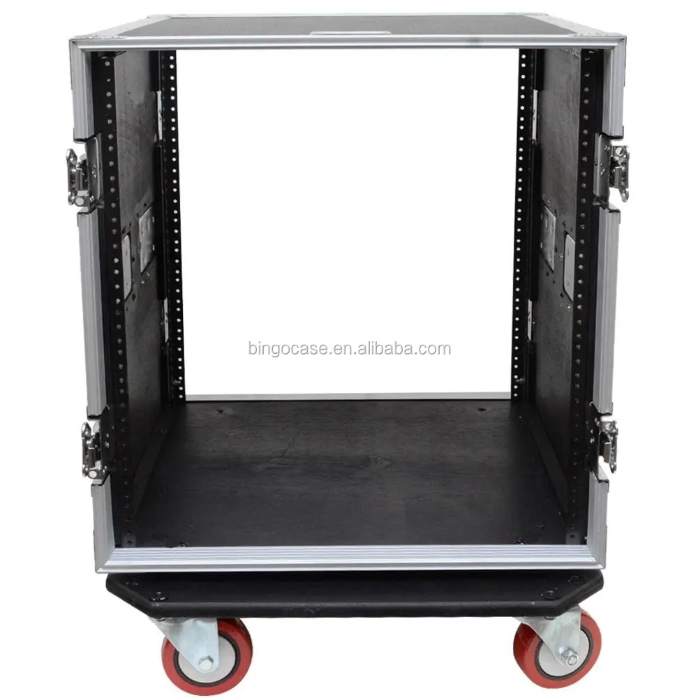 12u Space Rack Case with Casters - Waterproof & Shockproof