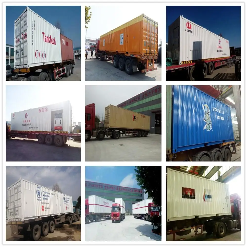 Luqiang containerized mobile portable fuel gas petrol station