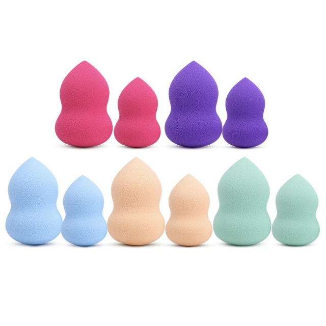 

10Pack Egg and gourd Shaped Set Sponges Cosmetic Beauty Sponge set Blending Makeup Blending Sponges For Powder and Concealer, Multicolor/oem/odm