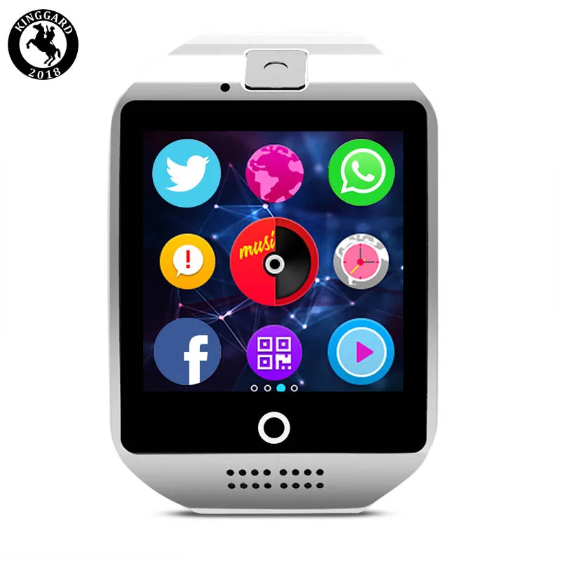 

best seller phone calling q18 smart wrist watch mobil