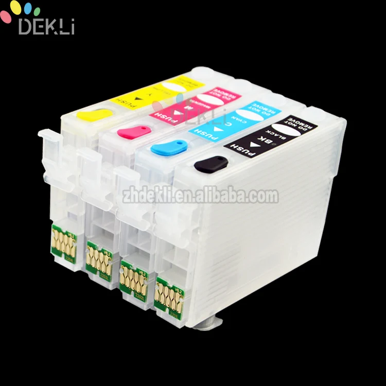 T02p Refillable Ink Cartridge For Epson Wf-2860 Refill Ink Cartridge With Auto Reset Chip - Buy 