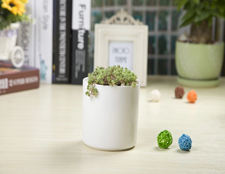 Ceramic Round Planter Pot Modern Indoor Plant Holder Flower Pots for plants